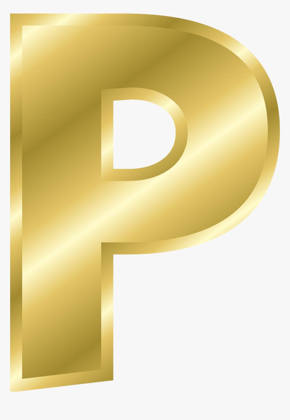 de letter P